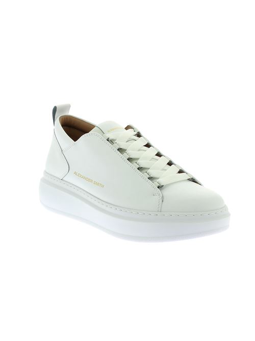 Wembley Man - sneakers da uomo in pelle bianca ALEXANDER SMITH | WYM2263TWTX